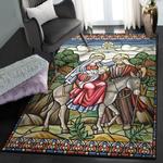 indoor outdoor rugs nativity scene art rug