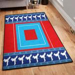 karate kick pose area rugs for living room karate court rug