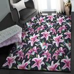 lily flower washable rugs flowers lily gs cl rug