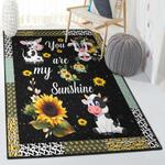 milk cow dining room rug cows rug