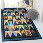 moon indoor outdoor rugs moon over the mountain rug