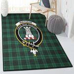 moose hunting washable rugs maclean hunting ancient tartan clan badge rug
