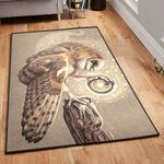 owl art dining room rug owl rug