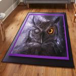 owl art washable rugs owl rug