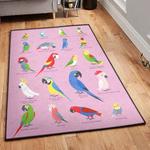 parrot art kitchen rugs parrot rug