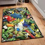 parrot art living room rugs parrot tropical rug