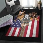 patriotic cool rugs heeler american zipper gs cl rug