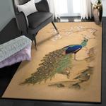 peafowl indoor outdoor carpet peacock in the spring gs cl rug