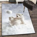 polar bear living room rugs polar bear rug