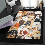puppy washable area rugs cute dogs gs 1306ts rug