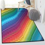 rainbow color modern area rugs rainbow rug
