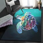 sea turtle swimming kitchen rugs turtle rug