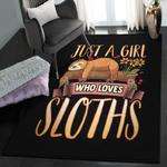 sloth non shedding area rug i love sloths gs cl rug