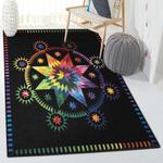 space non shedding area rug star rug