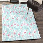 summer non shedding area rug flamingo rug