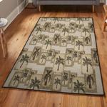 summer vacation modern area rugs palm tree rug