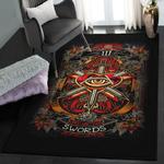 tarot cool rugs psychedelic tarot sword gs rug