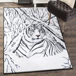 tiger dining room rug white tiger rug