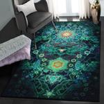 washable area rugs psychedelic art rug