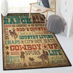 western cowboy indoor outdoor rugs western cowboy rug