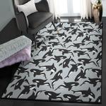 whale modern rugs orca killer whale rug