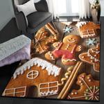 xmas decoration kitchen rugs gingerbread man christmas rug