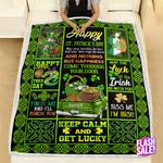 4941 st patricks leprechaun blanket 1