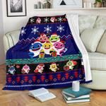 baby shark christmas blanket amazing gift idea 0