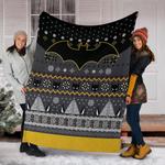 batman art ugly christmas custom blanket home decor 0