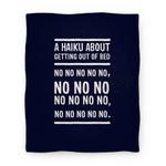 blanket50fl whi z1 t a haiku about getting out of bed blanket