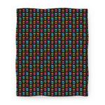 blanket50fl whi z1 t alien emoji pattern