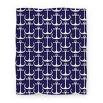blanket50fl whi z1 t anchor pattern blanket blue