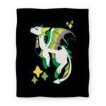 blanket50fl whi z1 t aromantic pride dragon