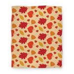 blanket50fl whi z1 t autumn leaves and hearts pattern