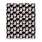 blanket50fl whi z1 t bunbun pattern black