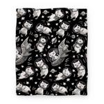 blanket50fl whi z1 t cats in space