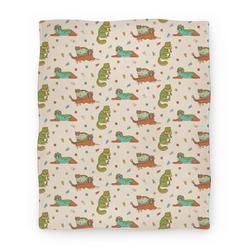 Movie Anime Cats Wearing Dinosaur Costumes Premium Fleece Sherpa Blanket Perfect Gifts For Family On Christmas