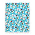blanket50fl whi z1 t christmas cats pattern