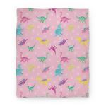 blanket50fl whi z1 t cute pastel pixel dinosaur pattern
