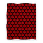 blanket50fl whi z1 t d blanket red dice