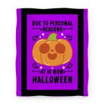 blanket50fl whi z1 t due to personal reasons it is now halloween pumpkin