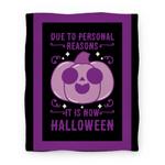 blanket50fl whi z1 t due to personal reasons it is now halloween pumpkin purple