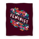 blanket50fl whi z1 t feminist floral