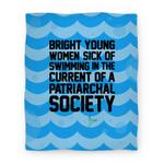 blanket50fl whi z1 t feminist mermaid