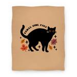 blanket50fl whi z1 t feral girl fall black cat