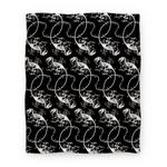 blanket50fl whi z1 t floral dinosaur pattern