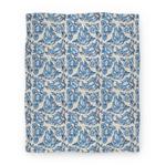 blanket50fl whi z1 t floral penis pattern blanket blue