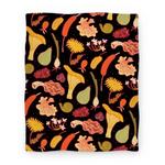 blanket50fl whi z1 t forage foral pattern