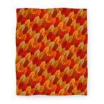 blanket50fl whi z1 t geometric fall leaf pattern