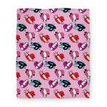 blanket50fl whi z1 t good vibrations love toy pattern